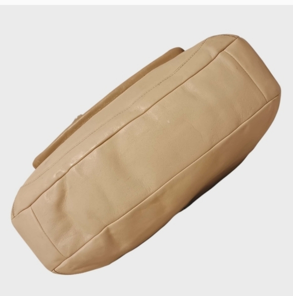 Coach Kristin Beige Leather Shoulder Bag - Picture 5 of 13